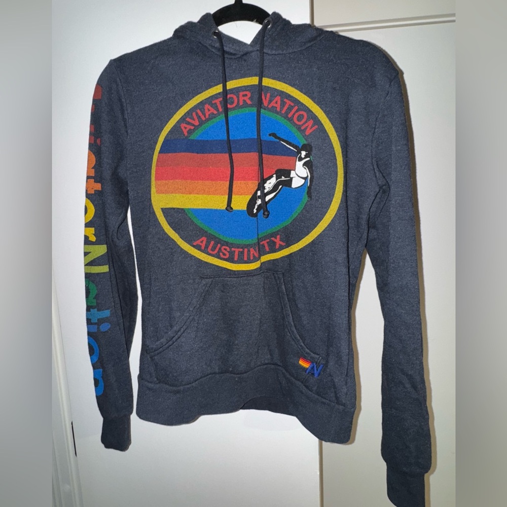 Aviator Nation Gray Hoodie